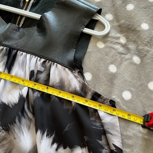 Ted Baker Dress/Top with Leather - Picture 11 of 12